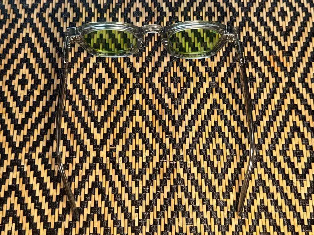 Akila Logos Sunglasses in Cement/Green